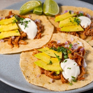 Tacos de Pulled Pork - Don Lucho - Lechonería Tacos de Pulled Pork - Don Lucho - Lechonería